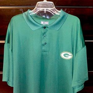 Reebok GB Packers Official NFL Polo